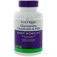 Глюкозамин хондроитин МСМ Glucosamine Chondroitin MSM Natrol 150 таблеток