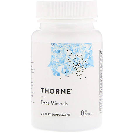 Мікроелементи, Trace Minerals, Thorne, 90 капсул, фото 1