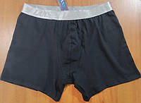 Трусы мужские шорты Lans хлопок на широкой открытой резинке 06/036 черные, размер L 50