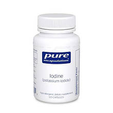 Йод (йодид калію), Iodine (potassium iodide), Pure Encapsulations, 120 капсул
