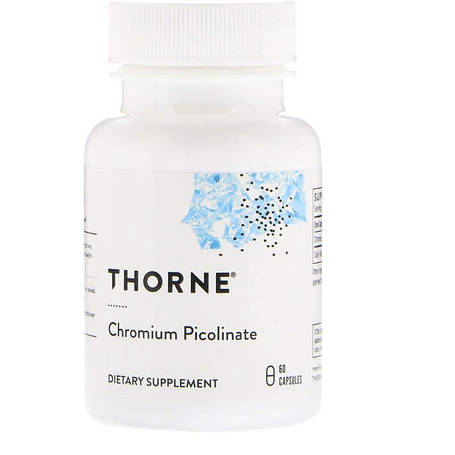 Хром піколінат, Chromium Picolinate, Thorne, 60 капсул, фото 1