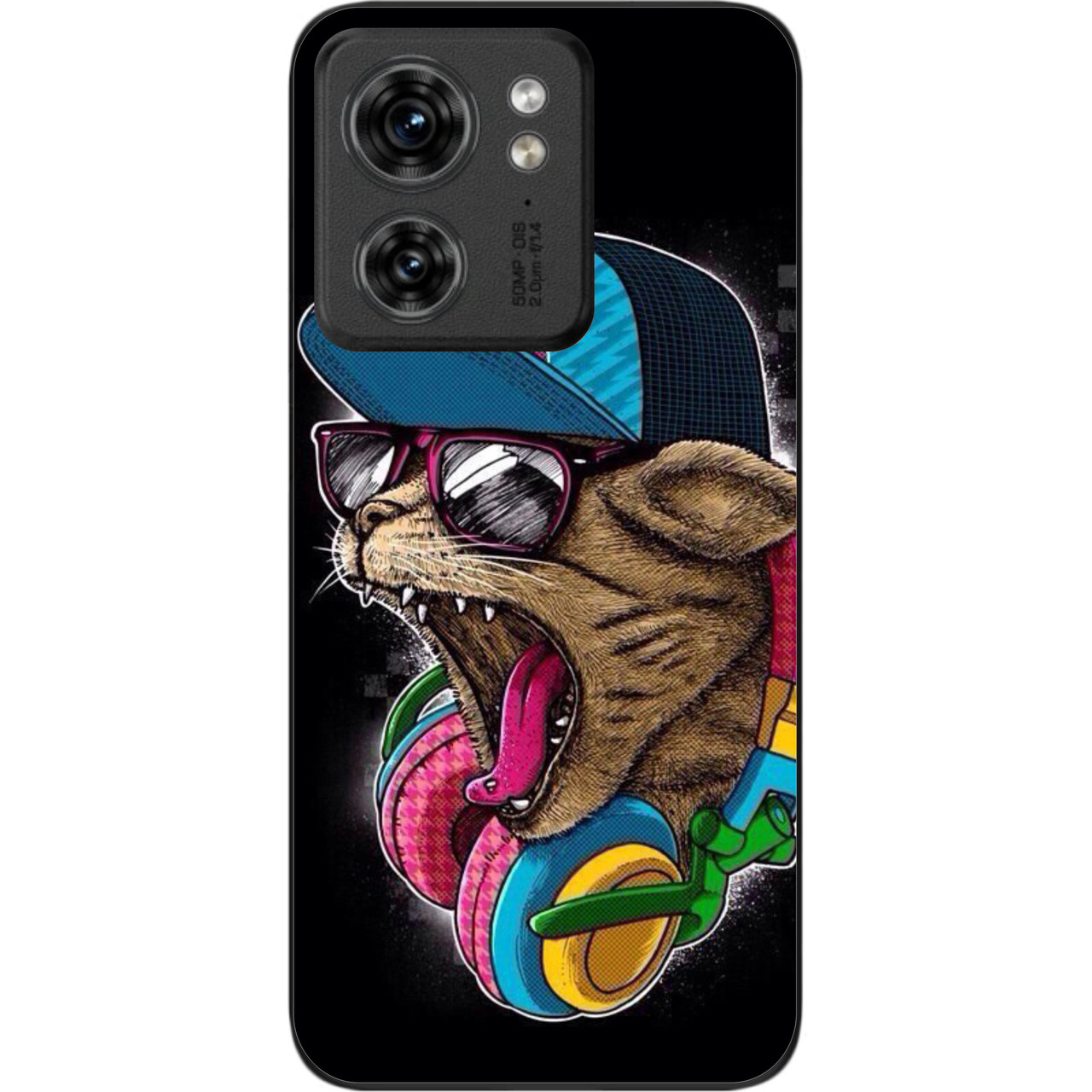 Силіконовий чохол Epik для Motorola Edge 40 з картинкою Модний кіт, фото 1