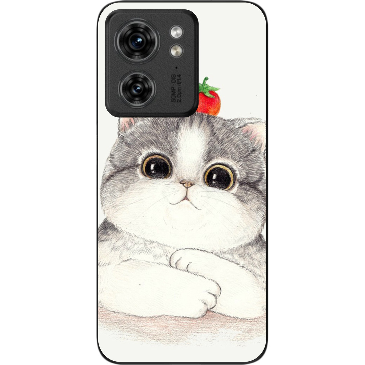 Силіконовий чохол Epik для Motorola Edge 40 з картинкою Кошеня, фото 1