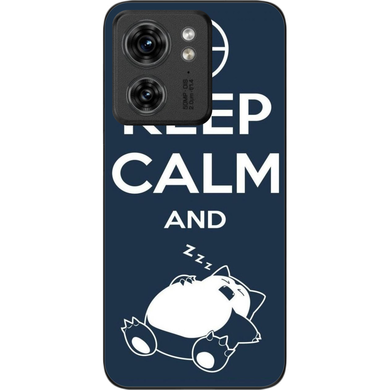 Чохол силіконовий Epik для Motorola Edge 40 з картинкою Сплячий кіт, фото 1