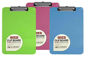 Планшет А4 ООПТ пластиковий, мікс пастельних кольорів DL1062