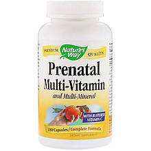 Мультивітаміни для вагітних Nature's Way Prenatal Multi-Vitamin and Multi-Mineral 180 капсул (NWY45130)