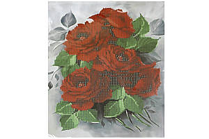 Алмазна мозаїка 21*25см Червоні троянди ООПТ