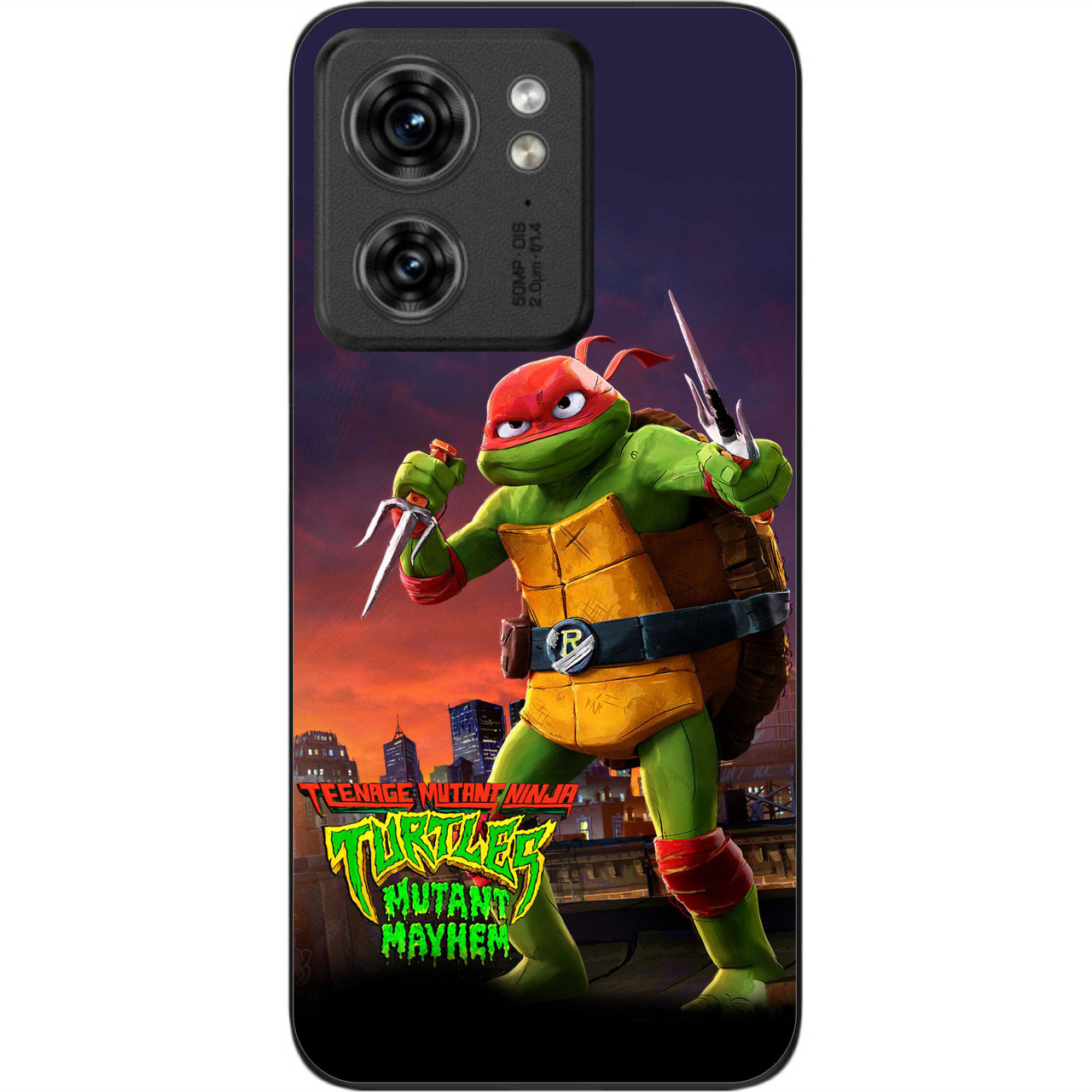 Силіконовий чохол Epik для Motorola Edge 40 з картинкою Черепашки-ніндзя Рафаель, фото 1