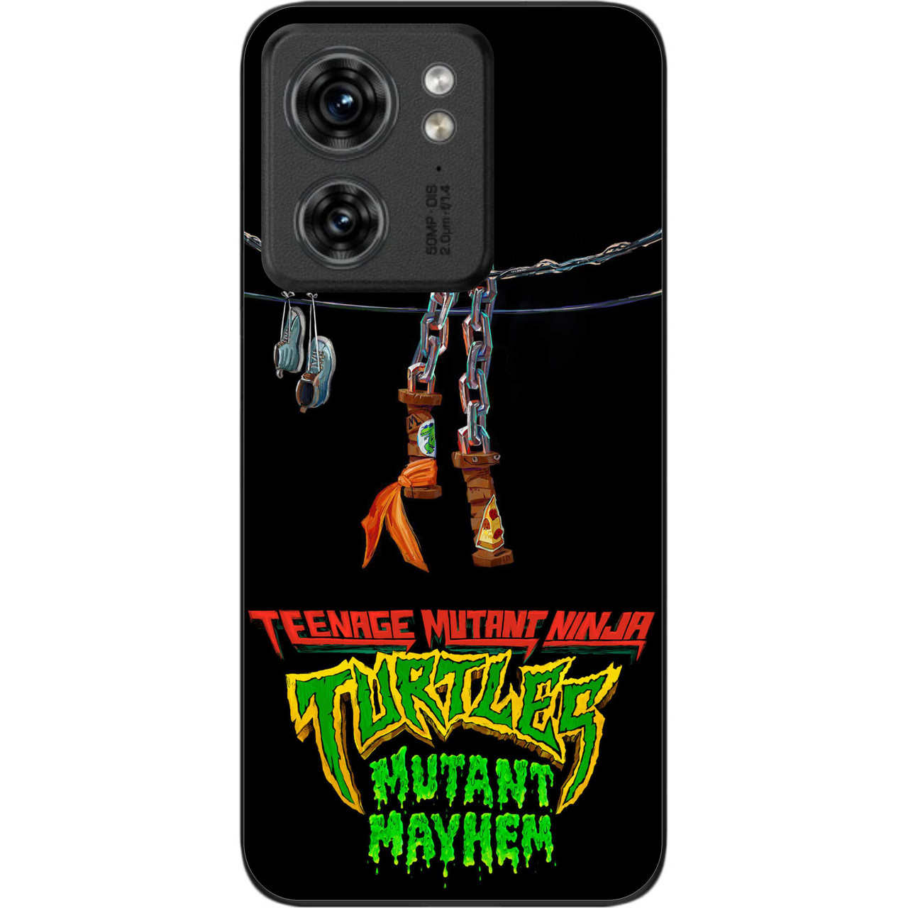Силіконовий чохол Epik для Motorola Edge 40 з картинкою Черепашки ніндзя нунчаки, фото 1