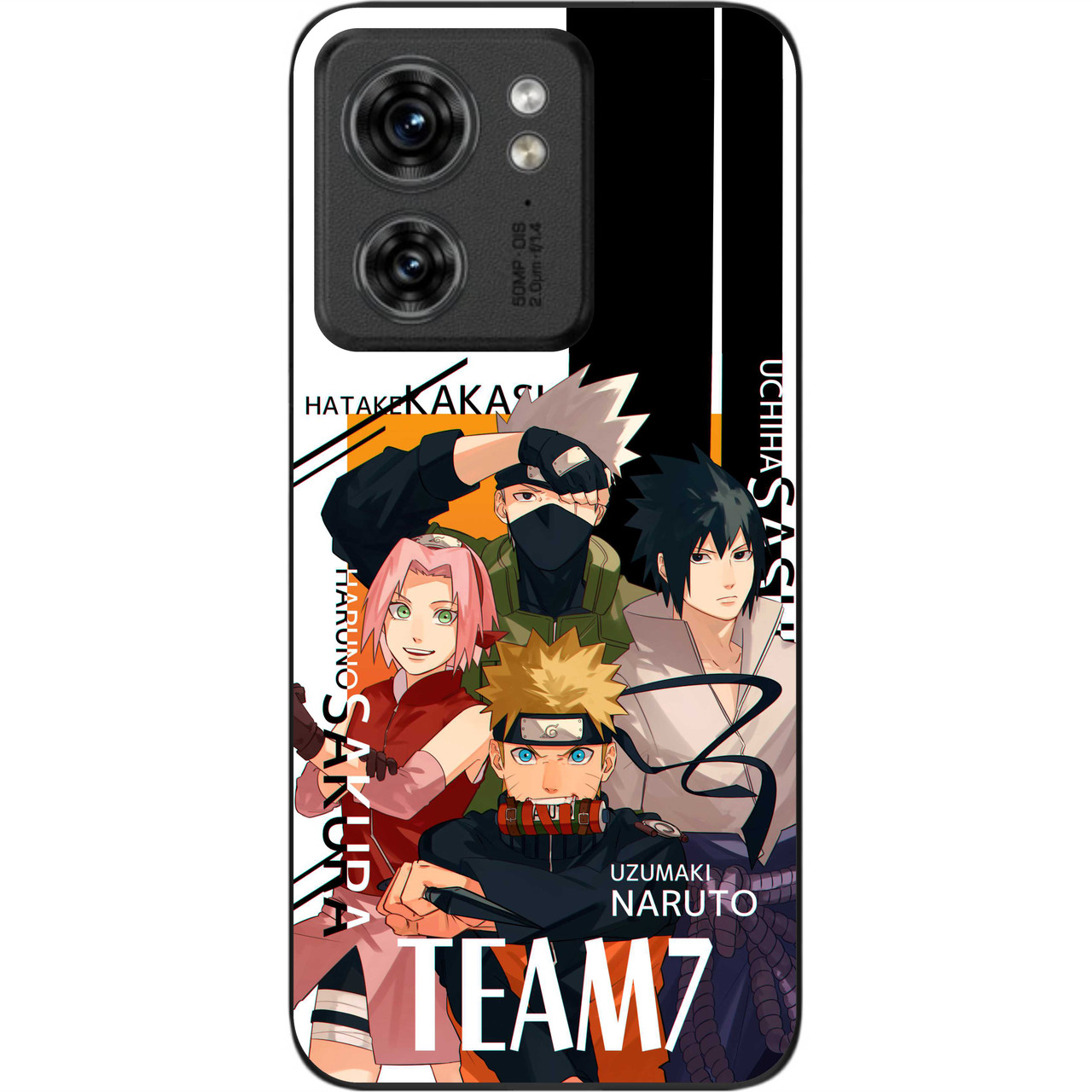 Силіконовий чохол Epik для Motorola Edge 40 з картинкою Наруто аніме команда 7, фото 1