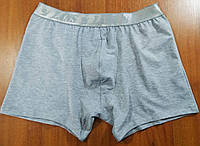 Трусы мужские шорты Lans хлопок на широкой открытой резинке 06/036 серые, размер XXL 54
