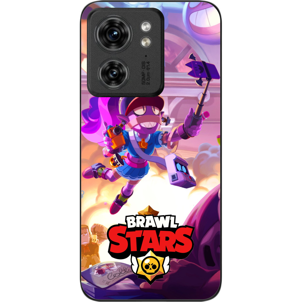 Чохол силіконовий Epik для Motorola Edge 40 з картинкою Бравл Суперфанатка Емз, фото 1