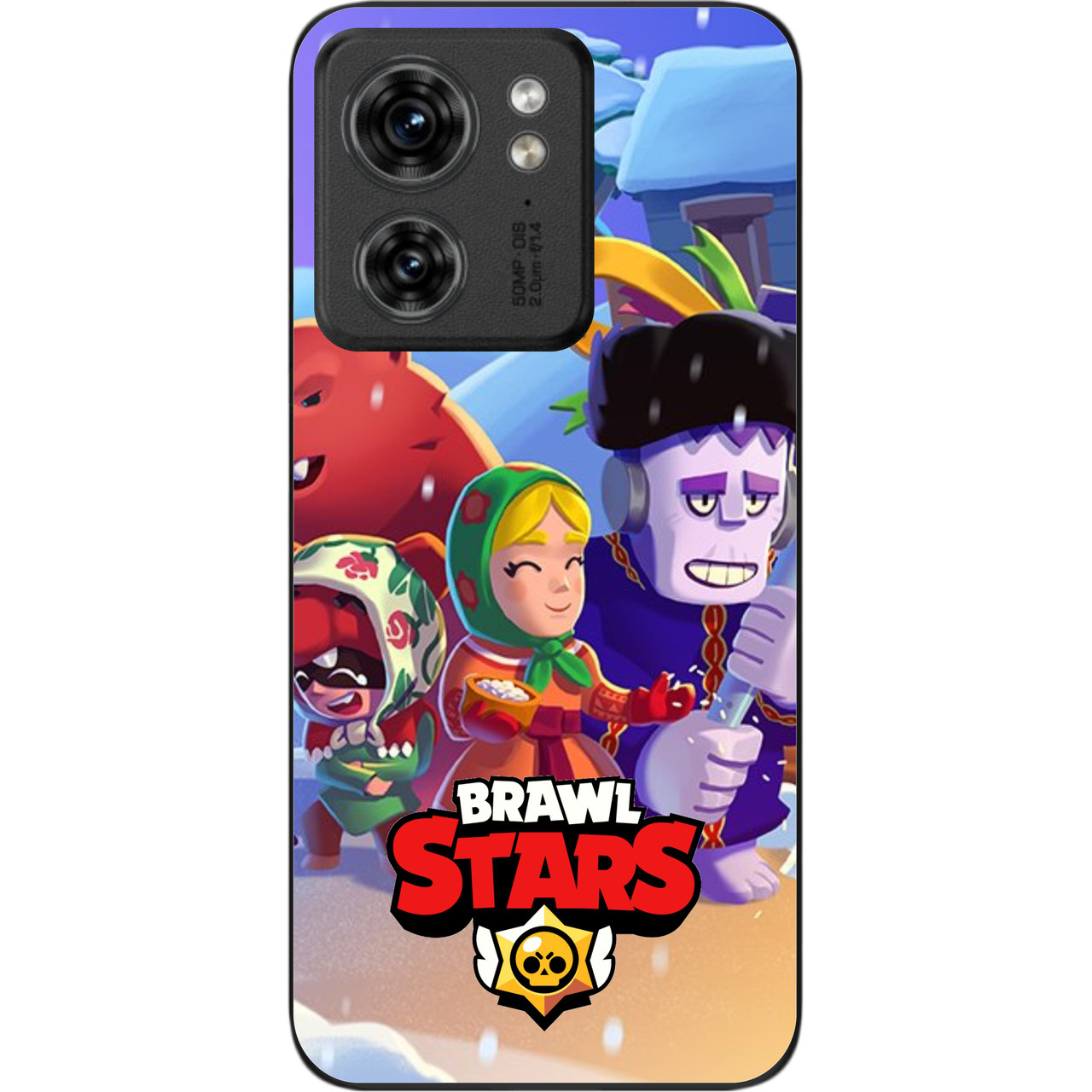 Чохол силіконовий Epik для Motorola Edge 40 з картинкою Бравл Круті бійці, фото 1