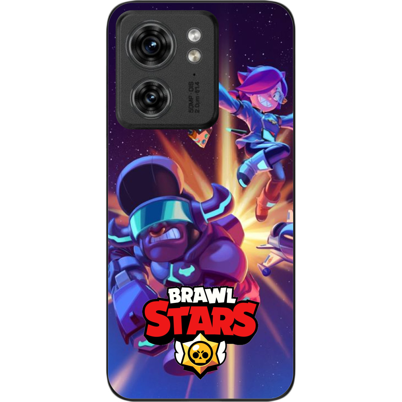 Чохол силіконовий Epik для Motorola Edge 40 з картинкою Бравл Бойци на арені, фото 1