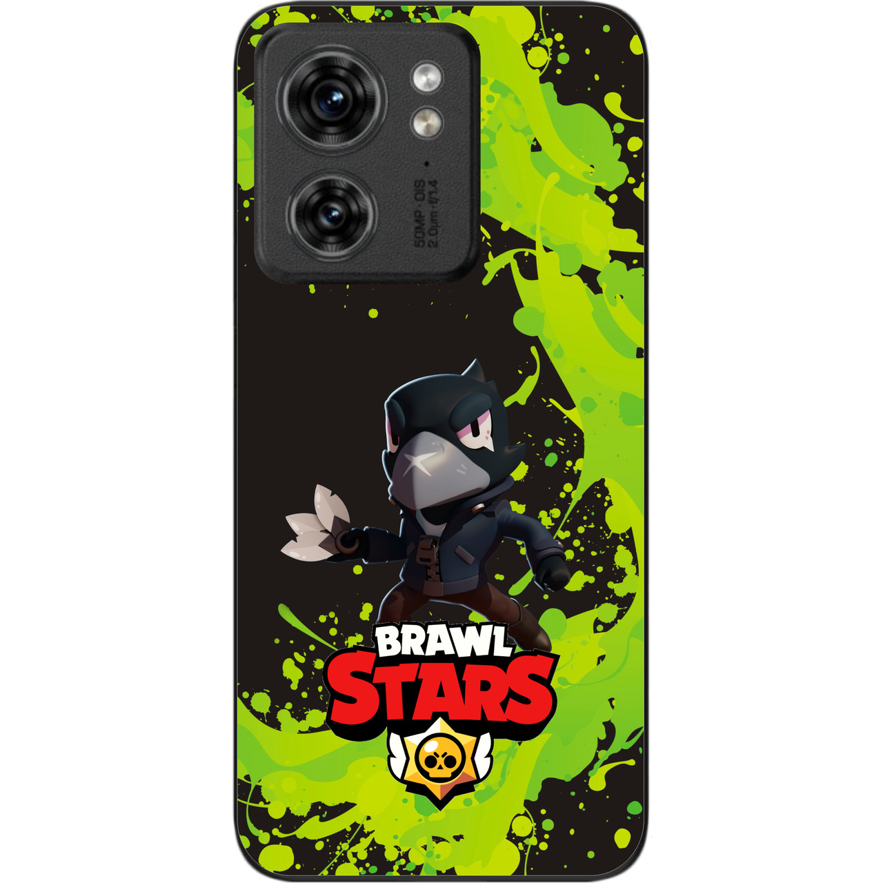 Чохол силіконовий Epik для Motorola Edge 40 з картинкою Бравл Ворон, фото 1