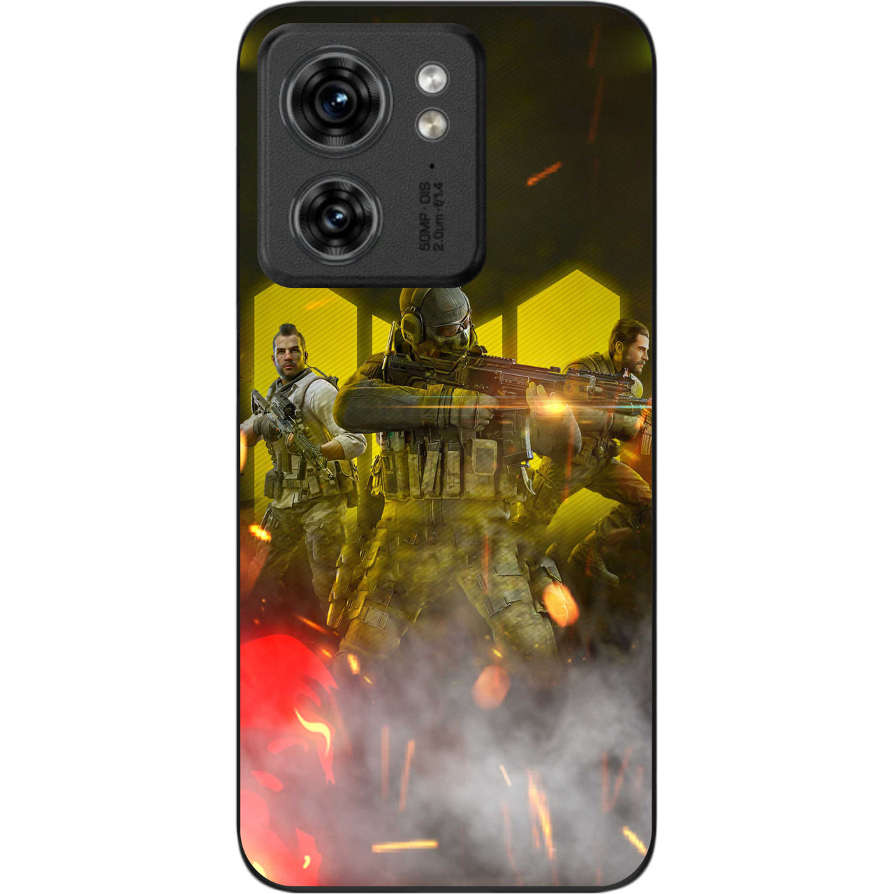 Чохол силіконовий Epik для Motorola Edge 40 з картинкою Call of Duty Команда, фото 1