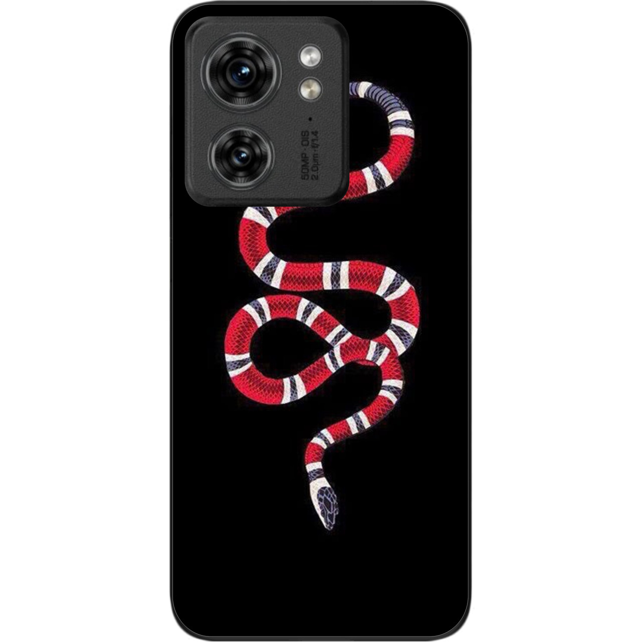 Силіконовий чохол Epik для Motorola Edge 40 з картинкою Змія, фото 1