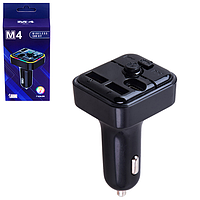 Авто FM модулятор Bluetooth M4 + 2USB 2.1A (черный)