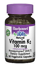 Вітамін К2 100 мкг Bluebonnet Nutrition 50 гелевих капсул