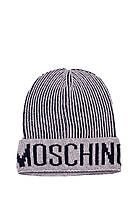 Мужская шапка Moschino 60051 Серая (2900056551014)