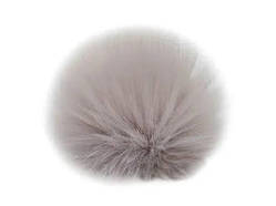 Помпон штучне хутро 15 см, Суха трійка
