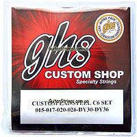 Струны GHS GC6-1536 Custom Shop Electric Lap Steel Strings C6 Tuning 15-36