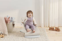 Шезлонг BabyBjorn Bouncer Bliss 3D Jerse (rama Light Grey) + Toy Googly Eyes Pastels, фото 6
