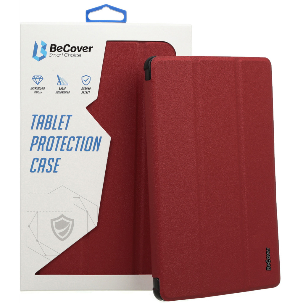 Обложка Lenovo Tab M10 Plus TB-125F (3rd Gen) 10.61 BeCover Smart Case Red