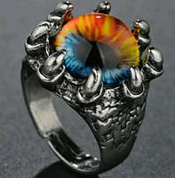Чоловіче жіноче кільце очей дракона жар розмір регулюється