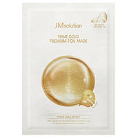 Трехслойная тканевая маска с коллоидным золотом JMsolution Prime Gold Premium Foil Mask