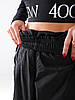 Жіночі утеплені штани з плащової тканини на флісі з широким поясом., фото 7