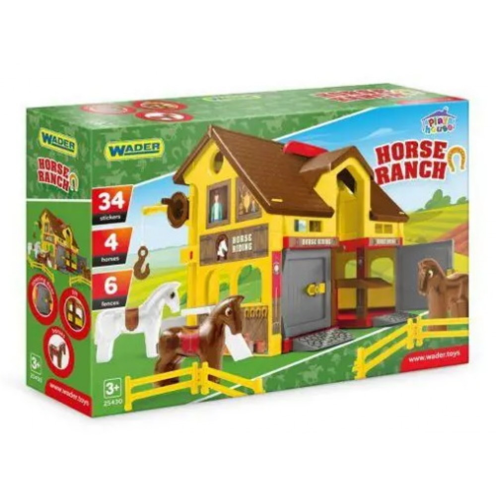 Ігровий набір ранчо Play house у коробці 60*40*15 см Wader. (25430)