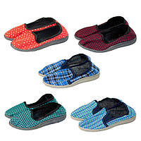 Тапки женские с задником 38р. (ассорти)