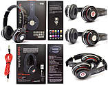 Бездротові навушники S460 Bluetooth black з MP3 плеєром чорні SV227, фото 5