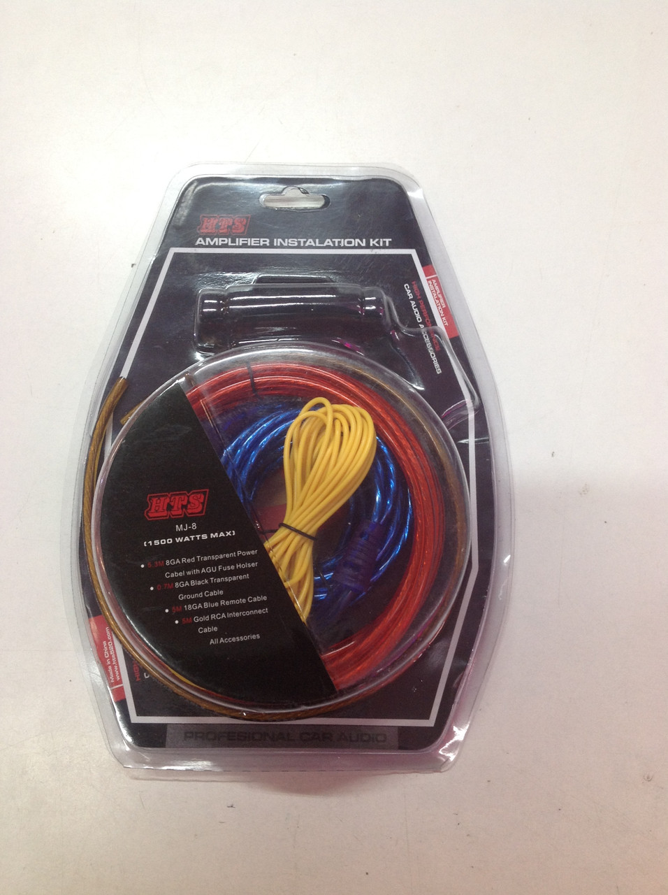 Набор проводов к усилителю- HTS MJ-8 1500W, сабвуферу 6 метров SV227, фото 1