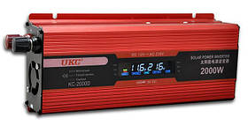 Перетворювач UKC KC-2000D 2000W з LCD дисплеєм., інвертор AC/DC iC227