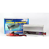 Перетворювач UKC SAA-1500W AC/DC 12/220V інвертор SV227, фото 4