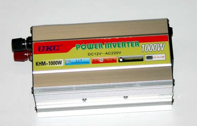 Перетворювач авто інвертор-UKC KHM-1000W 12/220 SV227