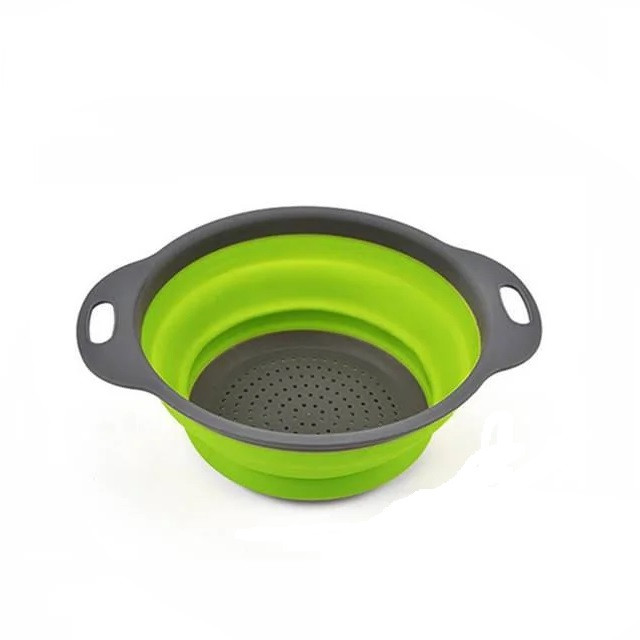 Друшляк складний силіконовий для овочів і фруктів Kitchen Craft 092 SV227, фото 1