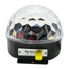 Світлодіодний диско куля Music Ball Mp3 USB LED + флешка iC227