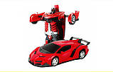 Машинка трансформер Lamborghini радіокерована Червона SV227, фото 2