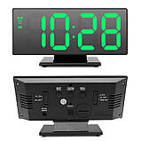 Настільні електронні годинники дзеркало від USB VST3618L SV227, фото 3