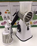 Ручна механічна овочерізка Tabletop Drum Grater SV227, фото 3