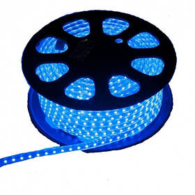 Світлодіодна стрічка LED 5050 Синя 100m 220V SV227