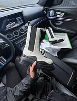 Жіночі черевики Bottega BV "BLACK/BEIGE" PREMIUM