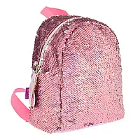 Рюкзак молодіжний YES з паєтками GS-02 "Pink"