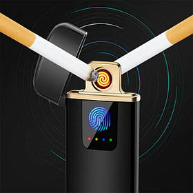 Металева спіральна сенсорна електрична USB запальничка Lighter