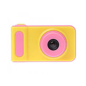 Дитячий фотоапарат з екраном рожевий SMART KIDS CAMERA V7 SV227