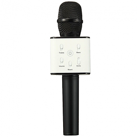 Бездротовий Bluetooth мікрофон-караоке Q7 Чорний SV227