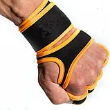 Еластичний бинт бандаж на пензель HSM-9136 Помаранчевий SV227, фото 3